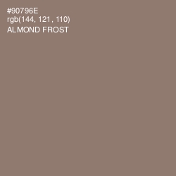 #90796E - Almond Frost Color Image